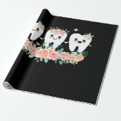 Tandheelkundige assistent cadeaupapier (Uitgerold)