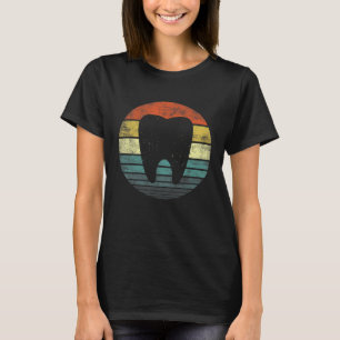 Tandheelkundige assistent-gienist retroroMolar te T-shirt
