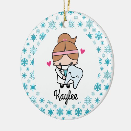 tandheelkundige assistent tandheelkundig assistent keramisch ornament (Links)