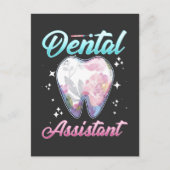 Tandheelkundige assistent tandheelkundig tandheelk briefkaart (Voorkant)