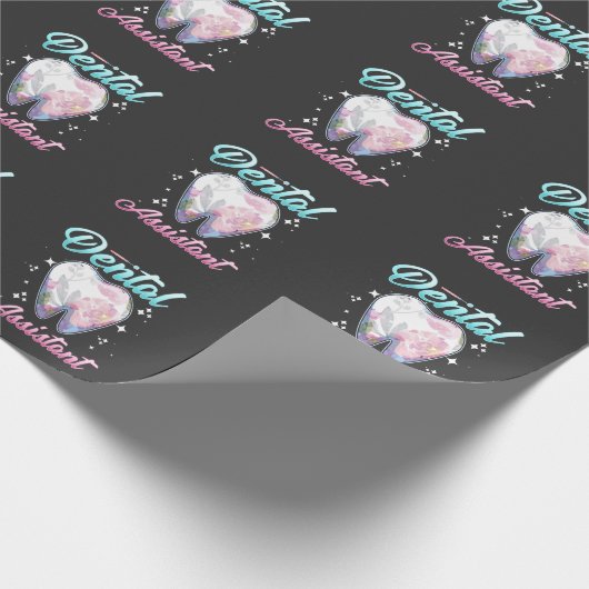 Tandheelkundige assistent tandheelkundig tandheelk cadeaupapier (Hoek)