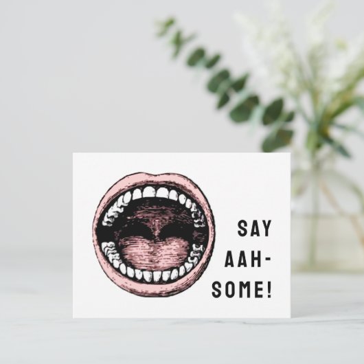 Tandheelkundige benoeming briefkaart (Staand voorkant)