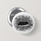 Tandheelkundige Button (Voorkant /achterkant)