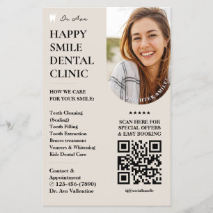 Tandheelkundige Cosmetische Esthetische Tandarts Z Flyer