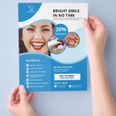 Tandheelkundige dienst Flyer Sjabloon (Hand)