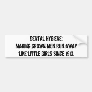 tandheelkundige hygiëne bumpersticker
