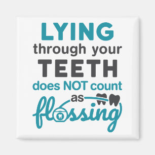 Tandheelkundige hygiëne door middel van tanden magneet