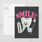 tandheelkundige hygiënist briefkaart (Voorkant / Achterkant)