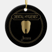 tandheelkundige 🦷 Hygienist Keramisch Ornament (Voorkant)