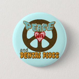 tandheelkundige hygiënist ronde button 5,7 cm