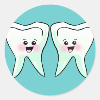 tandheelkundige hygiënist ronde sticker