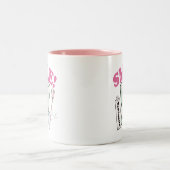 tandheelkundige hygiënist tweekleurige koffiemok (Center)