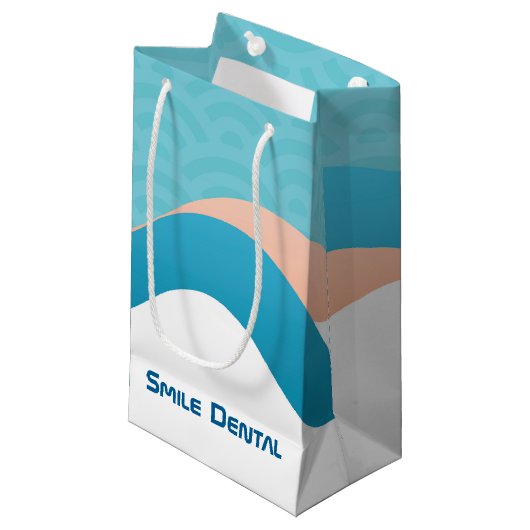 Tandheelkundige kliniek Tandarts Services Patiënte Klein Cadeauzakje (Voorkant Gekanteld)