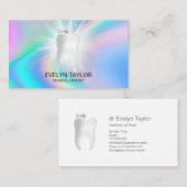 Tandheelkundige kliniek tandheelkundige bleken visitekaartje (Voorkant / Achterkant)