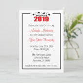 Tandheelkundige School 2019 Afstuderen Uitnodigen  Kaart (Staand voorkant)