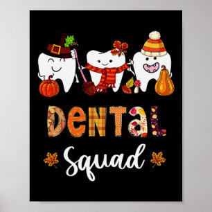Tandheelkundige Squad Pompoenval verlaat tandarts Poster