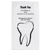 Tandheelkundige Tand Kliniek Medisch Klein Cadeauzakje (Achterkant)