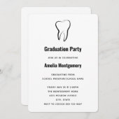 Tandheelkundige tand medisch grafisch Afstuderen Kaart (Voorkant / Achterkant)