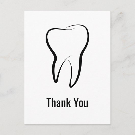 Tandheelkundige Tand Medische Grafische Tandheelku Briefkaart (Voorkant)