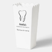 Tandheelkundige tandheelkunde kliniek medisch Afst Bedankdoosjes (Achterkant)