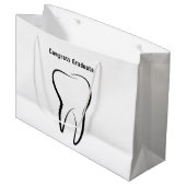 Tandheelkundige tandheelkunde kliniek medisch Afst Groot Cadeauzakje (Voorkant Gekanteld)