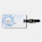 tandheelkundige tandheelkundige deskundige bagagelabel (Voorkant horizontaal)