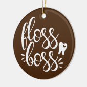 Tandheelkundige tandheelkundige tandheelkundige RD Keramisch Ornament (Links)