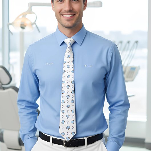 Tandheelkundige tandheelkundige zorg stropdas