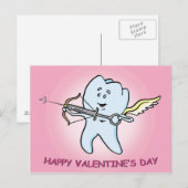 Tandheelkundige Valentijnsdag Kaart (Voorkant / Achterkant)