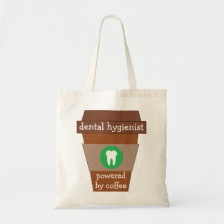  tandheelkundige verzorger met koffie tote bag