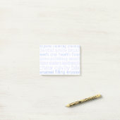 Tandheelkundige Woordkunst Post-it® Notes (Op bureau)
