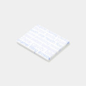 Tandheelkundige Woordkunst Post-it® Notes (Schuin)