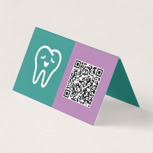Tandheelkundige zorg Custom QR Visitekaartjes