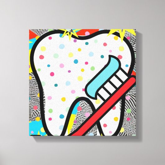 tandheelkundigen canvas afdruk (Voorkant)