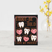 Tandhygiënist Valentijnsdag Tandarts Team Te Veel Kaart (Gele Bloem)