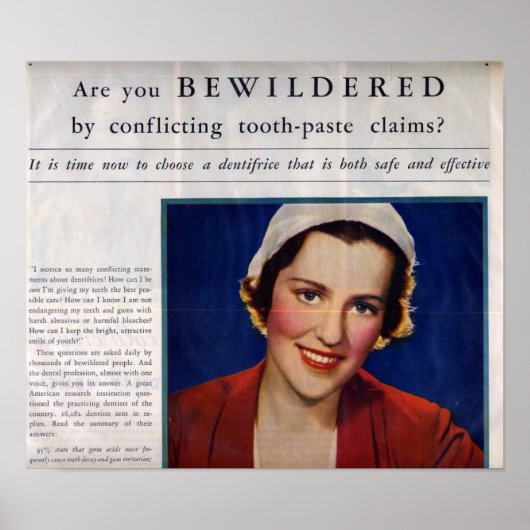  tandpasta poster (Voorkant)