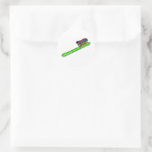 Tandpenseel Ronde Sticker (Tas)