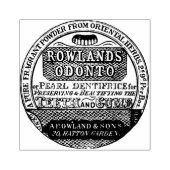 tandpoeder met kunststempel rubberstempel (Afrduk)