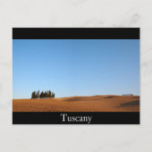 Tandschap in de Toscane en zwarte briefkaarten (Voorkant)