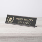 tandtechnicus bureau naambordje (Voorkant)