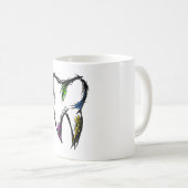 Tandtekening. Tandheelkundige praktijk Clientcode Koffiemok (Voorkant rechts)