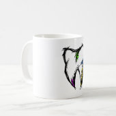 Tandtekening. Tandheelkundige praktijk Clientcode Koffiemok (Voorkant links)