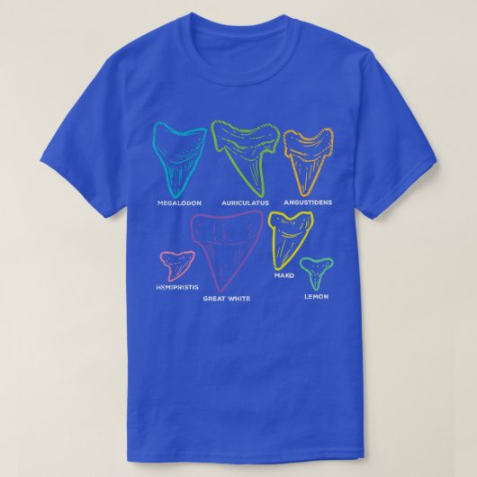 Tandtypen Fossiele jacht T-shirt (Design voorkant)