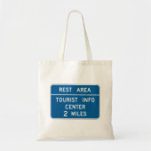 Tanduiding van het toeristisch informatiecentrum tote bag (Voorkant)