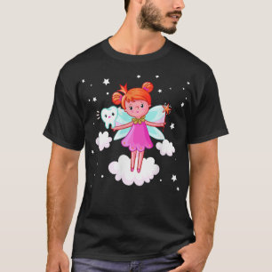 Tandvlek met magisch en intuïtief tandwiel t-shirt