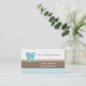 Tandwielkringen voor tandheelkundig Visitekaartje Afsprakenkaartje (Staand voorkant)