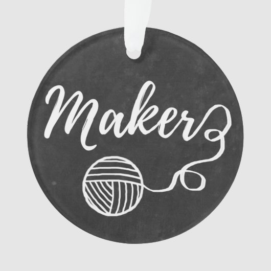 Tandwieltjes en kartonnen kartonnen textuur ornament (voorkant)