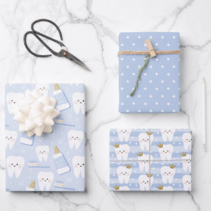 Tandwrapppapiervelset 3 inpakpapier vel