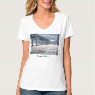 Taneycomo Foggy Winter Vist T-Shirt