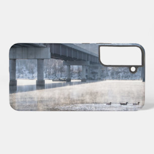 Taneycomo Meer Nevelige Winter Vissen Samsung Case Galaxy Hoesje
